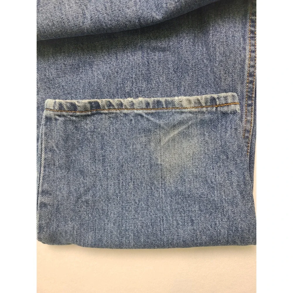 Levi's 44x36 550 Relaxed Fit Tapered Leg Jeans Medium Wash Blue Denim Casual